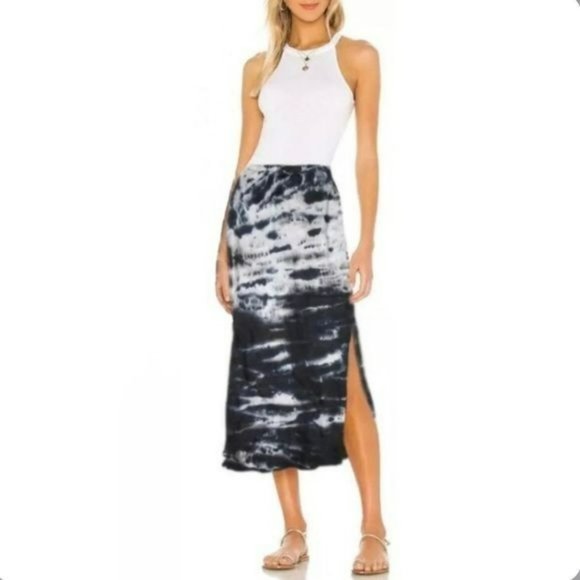 Young Fabulous & Broke Felicity Tie Dye Midi Skirt - Picture 1 of 6